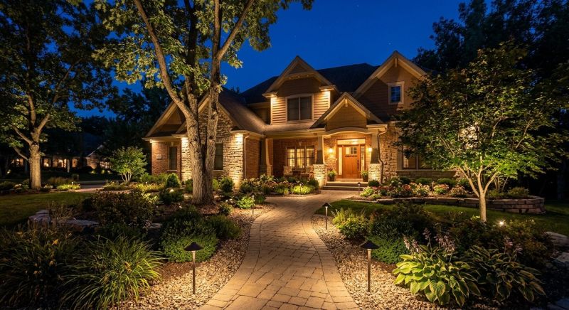 Courtyard Light Installation in Kansas City, KS